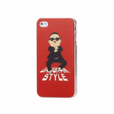 Perimac Gangnam Style Case iPhone 4, Rot