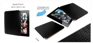 PielFrama iPad 2G Unipur black