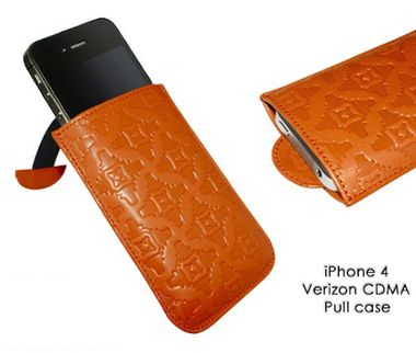 PielFrama iPhone 4 Pull Case orange