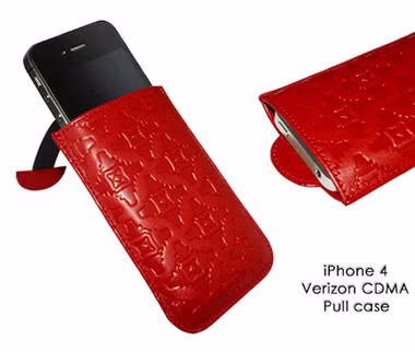 PielFrama iPhone 4 Pull Case red