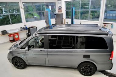 The smart 250 watt solar system including installation for Mercedes-Benz Marco Polo, Horizon, Activity W447 & Viano Marco Polo W639 from 2004 onwards