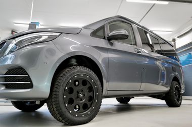 VB Air Suspension 4C suspension pneumatique intégrale avec Autolevel pour Mercedes-Benz classe V, Marco Polo, Horizon, Activity - montage et ABE inclus