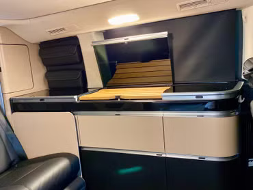 Cutting board, storage board, worktop, tray for camping in ship's floor look for Mercedes-Benz Marco Polo (W447) from 2014 onwards