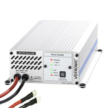 Powerful inverter 600W - 1200W max. with mains priority circuit from Votronic