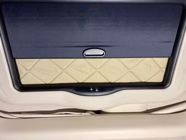 Isolation du toit ouvrant -matelas thermique pour Mercedes-Benz Marco Polo, Horizon, Activity (W447) & Mercedes-Benz Classe V / Vito à partir de BJ2014 (Beige) | Noir