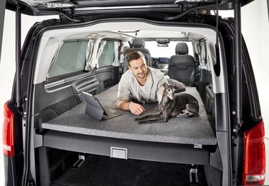 Froli Schlafauflage für Mercedes Marco Polo Horizon, Activity oder V Klasse (W447) ab BJ2014 im Mercedes Marco Polo Zubehör Shop 1sternehotel - alles für den Mercedes Marco Polo - Unten schlafen im Marco Polo Froli Schlafauflage für das untere Bett des Mercedes-Benz Marco Polo mit Küche oder Horizon, Activity, V Klasse, Vito Tourer