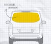 Wohnraumset-Isolierung -Thermomatte für Mercedes-Benz Marco Polo Horizon ohne Küche (W447) ab BJ2014 inkl. Montagematerial (Schwarz) | Schwarz