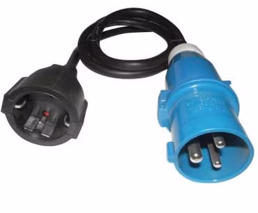 CEE - Stecker auf Schukokupplung 3x2,5qmm, 1,5m Landstrom Anschluss für Mercedes-Benz Marco Polo