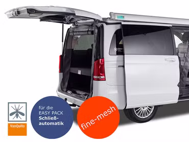 Magnet Fliegengitter / Moskitonetz für Mercedes-Benz V Klasse, Vito,  Marco Polo, Horizon, Activity ab BJ2014 (W447) Heckklappe easy up | fine-mesh