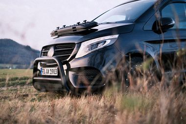 Pare-buffle avec protection anti-encastrement pour Mercedes-Benz classe V, Marco Polo, Horizon, Activity