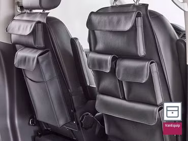 Sac(s) de dossier pour Mercedes-Benz Marco Polo / Horizon / Activity / Classe V & Viano Marco Polo W639 en noir passager