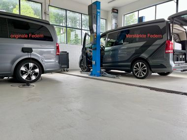 Ressorts renforcés pour Mercedes-Benz classe V, Vito (Tourer), Marco Polo, Horizon, Activity W447 à partir de l'année de construction 10.2014