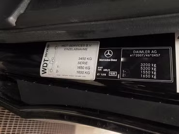Auflastung des Mercedes-Benz Marco Polo, Horizon, Activity, V Klasse, Vito auf 3450 KG oder 3500 KG per Gutachten