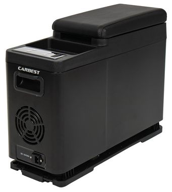 Glacière à compresseur 12V ou 24V, capacité 8 litres, y compris console de montage à fixer dans le véhicule
