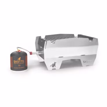 Screw-in cartridge for the Skotti stainless steel barbecue, gas mix of 70% butane and 30% propane for excellent performance