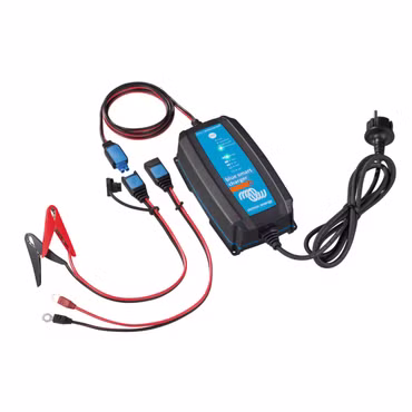 Victron Blue Smart Batterieladegerät mit Bluetooth 12/15 +DC Kabel für optimierte Ladung aller Batterietypen