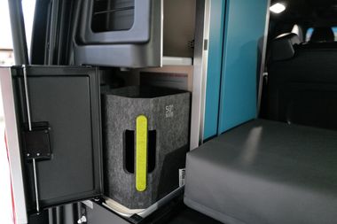 Coffre de rangement en feutre pour le placard arrière / placard à gaz du Mercedes-Benz Marco Polo avec cuisine (2014 - aujourd'hui)