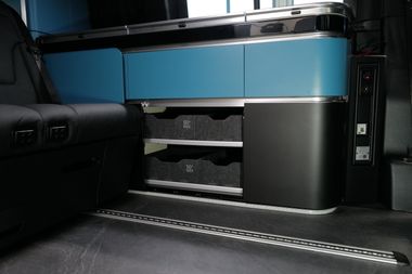 Boîtes à poussière en feutre pour le placard de la Mercedes-Benz Marco Polo avec cuisine (2014 - aujourd'hui)