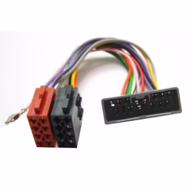Radio-Adapterkabel für HONDA,CITROEN,PEUGEOT,MITSUBISHI auf ISO (Spannung + 4 Lautsprecher)